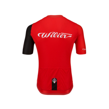 Веломайка короткий рукав Wilier Cycling Club, красный, WL285