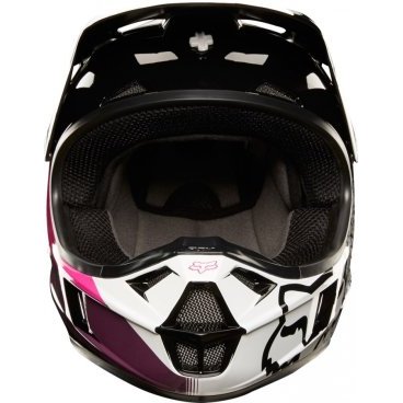 Велошлем подростковый Fox V1 Halyn Youth Helmet, Black/Pink, 19546-285
