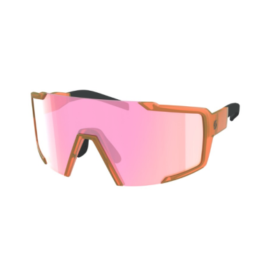 Фото Очки велосипедные SCOTT Shield, translucent orange pink chrome, 275380-6535276