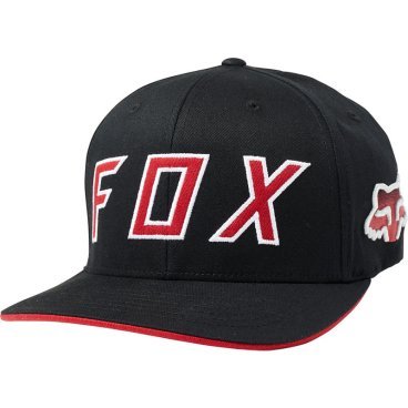 Фото Бейсболка Fox Scramble Flexfit Hat Black 2020, 23695-001-L/XL