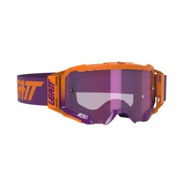 Маска велосипедная Leatt Velocity 5.5 Iriz Neon Orange/Purple, 8020001020