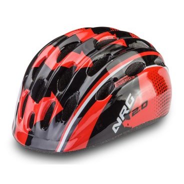 Шлем велосипедный детский Stels HB10, черно-красный