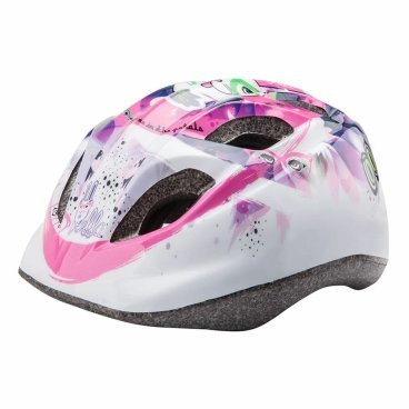 Шлем велосипедный детский Stels HB-8, фиолетово-белый