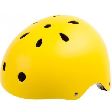 Велошлем VENTURA ВМХ/FREESTYLE, универсальный, матово-желтый, 5-731492