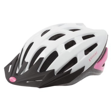 Велошлем VENTURA, бело-розовый, 5-733118