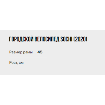 Городской велосипед BEARBIKE Sochi 28" 2020