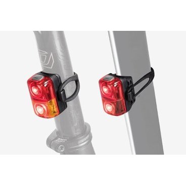 Фонарь велосипедный TOPEAK TAILLUX 30 USB, задний, Red, TMS092RR