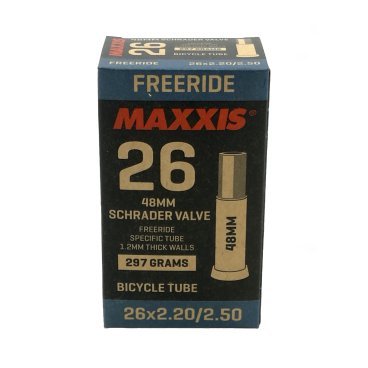 Фото Камера велосипедная Maxxis Freeride 26x2.20/2.50, 1.2 мм, авто ниппель 48 мм, IB67445600
