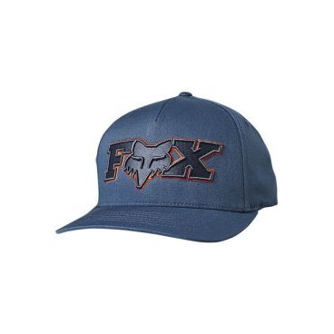 Фото Бейсболка велосипедная FOX Ellipsoid Flexfit Hat, Blue Steel, 24421-305-L/XL