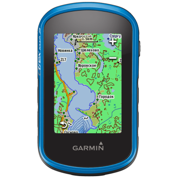 Велосипедный навигатор Garmin eTrex Touch 25 GPS/GLONASS, RUSSIA, черный-синий, 010-01325-03