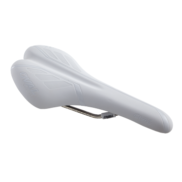 Фото Седло велосипедное Oval-Concepts, спортивное, 265*140mm, белый, OVL-300