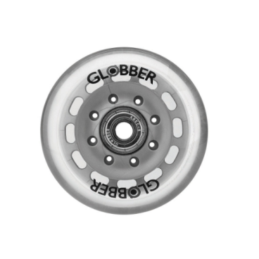 Фото Колесо для самоката Globber WHEEL SET, 80 mm, для PRIMO / EVO, прозрачный, 526-010