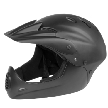 Шлем велосипедный M-WAVE, Freeride/DH/BMX FullFace ABS hard shell суперпрочн. 17отверстий, 5-731140
