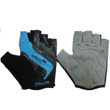 Перчатки велосипедные ODINN, летние с короткими пальцами, синий, 5010XL-bl