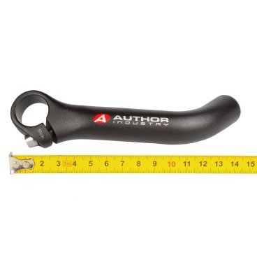 Рога для велосипеда Author алюминиевые средней длины ABE-30N Blk слабоизогнутые 8-33150020