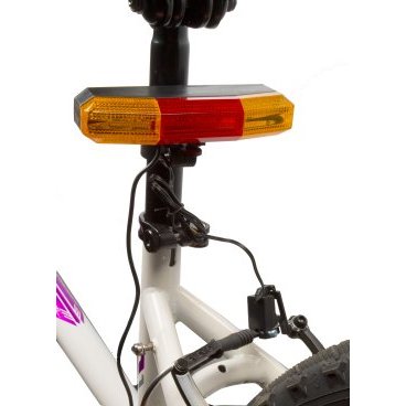 Фонарь велосипедный VENTURA, задний, 7 диодов/3 функции, с батареями, 5-220514