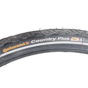Велопокрышка Continental Country Plus, 26x1.75 (47-559), с отражающей полосой, черная 01003230000
