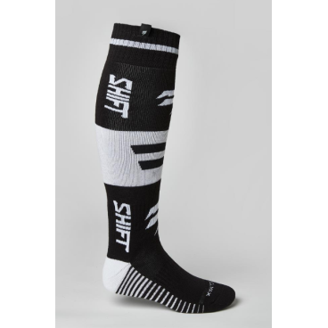 Велоноски Shift Black Label King Sock, Black/White, 26209-018-L/XL