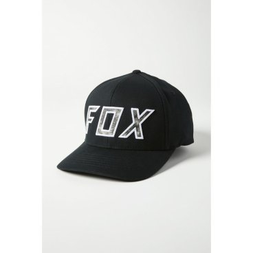 Фото Бейсболка велосипедная Fox Down N' Dirty Flexfit Hat, Black/White, 2021, 27090-018-L/XL