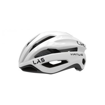 Фото Шлем велосипедный LAS Virtus Carbon, белый с черным, 2021, LB00030021 199L-XL