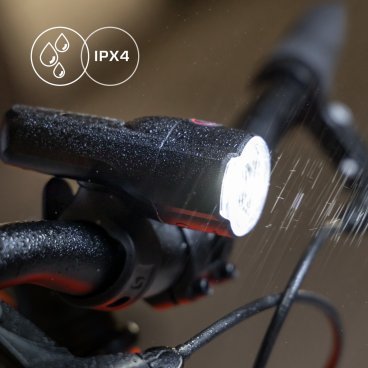 Комплект фонарей велосипедных SIGMA, фара AURA 30 люкс передняя + фонарь CURVE задний, 4-015970