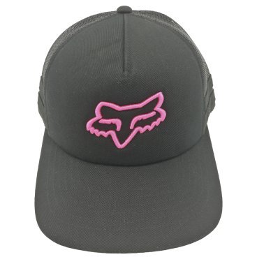 Фото Бейсболка велосипедная Fox Boundary Trucker, женская, Black/Pink, 2021, 26594-285-OS