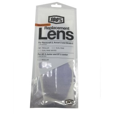 Линза для веломаски 100% RC2/AC2/ST2 Replacement Lens, Mirror Blue, 51008-250-01