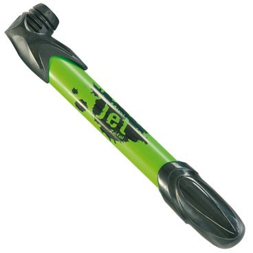Насос велосипедный ZEFAL MINI JET, ручной, пластик, Presta и Schrader, зелёный, 8288B