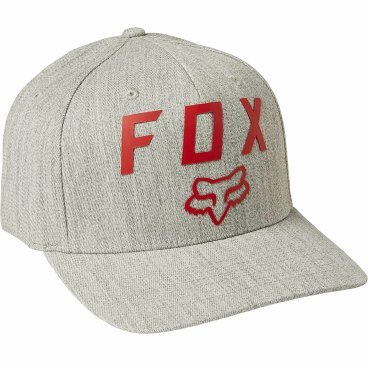 Фото Бейсболка велосипедная Fox Number 2 Flexfit 2.0 Hat, серый, 28680-040-L/XL