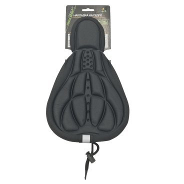 Фото Накладка на седло Vinca Sport XD 10, гелевая, черный, размер 285х175мм, XD 10 Black