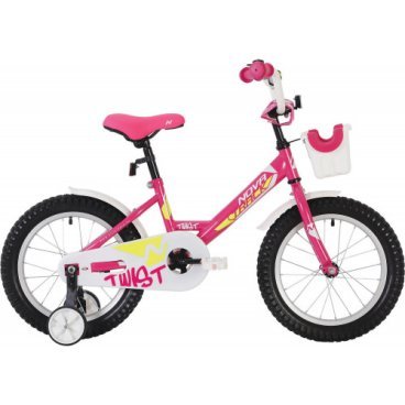 Детский велосипед NOVATRACK TWIST с корзинкой 20" 2020