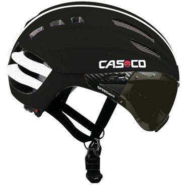 Велошлем Casco SPEEDairo, black, including Vautron visor, 15.04.1502