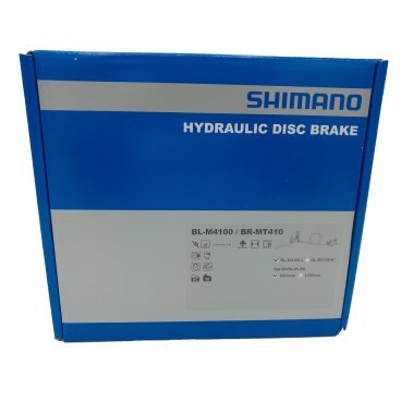 Тормоз SHIMANO DEORE, дисковый, j-kit, правый BL M4100)/задний BR MT410, полимерные колодки, 1700 мм, EMT4101JRRXRA170