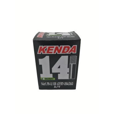 Камера велосипедная KENDA 14"х1.75-2.125  (47/57-254/263) автониппель 5-511304