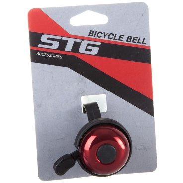 Звонок велосипедный STG 31А-05, красный, Х82743