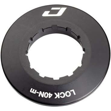 Фото Локринг дискового ротора JAGWIRE CenterLock, внутренний, ось 9-12 мм, блистер, чёрный, DCF001