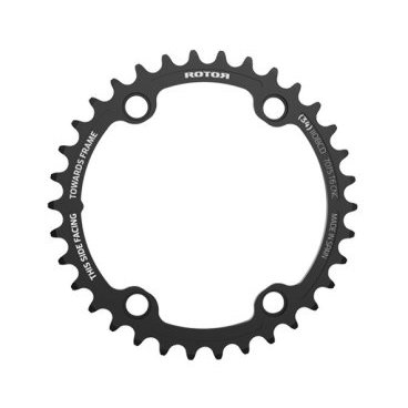 Фото Звезда велосипедная передняя Rotor, BCD110X4, Inner, 44t, Black, C01-516-17010-0