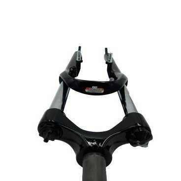 Вилка велосипедная RST Gila TNL, 26"х 28,6, пружинно-масляная, 100мм, V+D, черная, 1-0037