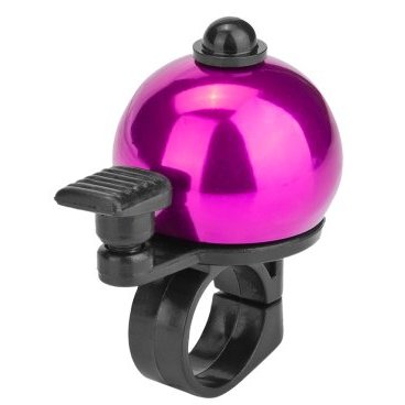 Звонок велосипедный STELS 13A-04, алюминий/пластик, чёрно-фиолетовый, 210098