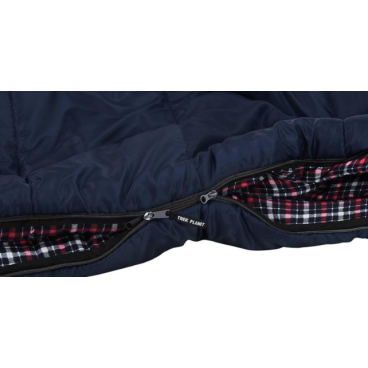 Спальный мешок TREK PLANET Belfast XL Comfort, с левой молнией, черный, 70394-L