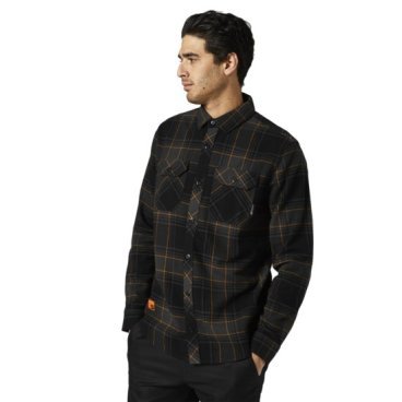 Рубашка Fox Traildust 2.0 Flannel, Black, 2021, 28857-001