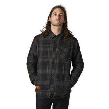 Рубашка Fox Whiplash Lined Work Shirt, Black, 2021, 25965-001