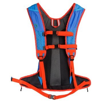 Велорюкзак KV+ PIONEER backpack with water bladder, синий/красный, 8D29