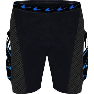 Фото Защитные шорты NIDECKER Atrax Soft Padded Shorts Kids Black, детские, PI02433