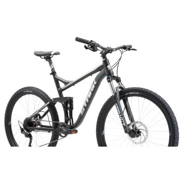 Горный велосипед Stark Tactic FS 27.5 HD, 27.5"+, черный/серебристый, 2022
