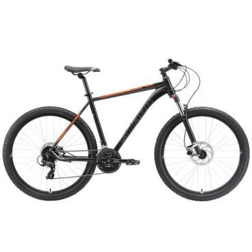 Фото Горный велосипед Stark Router 27.3 HD, 27,5'',  чёрный/оранжевый, 2022