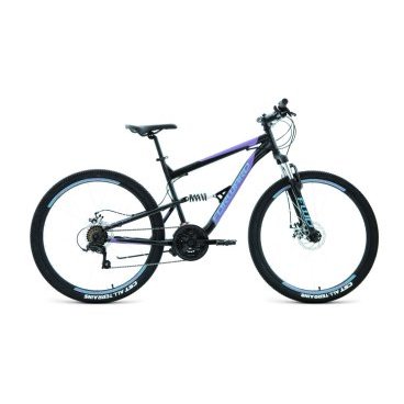 Фото Горный велосипед Forward RAPTOR 27,5, черный/фиолетовый, 2021