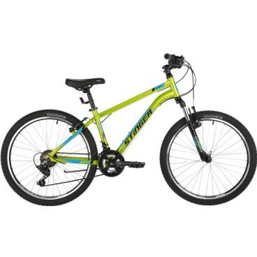 Фото Подростковый велосипед STINGER 24" ELEMENT STD зеленый, алюминий, размер 14"