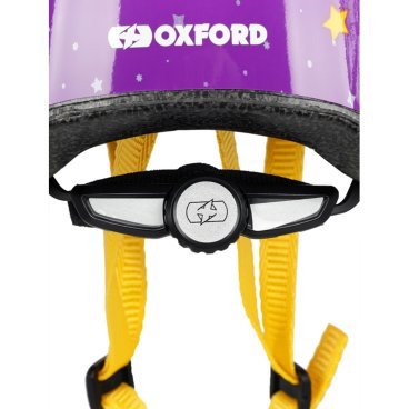 Велошлем Oxford Stars Junior Helmet, детский, желтый/фиолетовый, 2023, STARSL