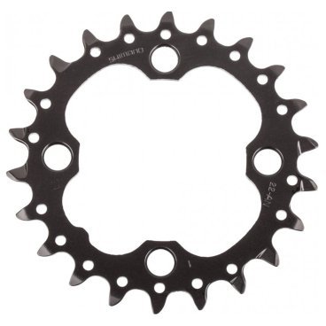 Велосипедная звезда передняя Shimano Deore, для FC-M672/M612, 40T, черная, CG-33511